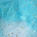 Rouleau de tulle pour echarpes de chaise, etoile et lune, organza cristal, tissu en fil transparent, ... Rouleau de tulle pour echarpes de chaise, etoile et lune, organza cristal, tissu en fil transparent, ...