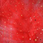 Rouleau de tulle pour echarpes de chaise, etoile et lune, organza cristal, tissu en fil transparent, ... Rouleau de tulle pour echarpes de chaise, etoile et lune, organza cristal, tissu en fil transparent, ...