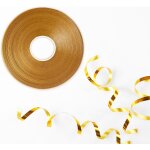 Ruban dor� brillant de 50 m pour ballons, 5 mm, ruban a friser au laser pour emballage cadeau, artisanat, ...