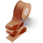 Ruban de tissu pour mariage, en tissu terracotta, 3, 8 cm, orange, ruban d�coratif, cadeau d'anniversaire, ...