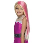 Rubies costume barbie princess power super sparkle child wig