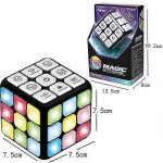 Rubik's cube lectronique de niveau 3, jeu multifonctionnel et polyvalent, lumires rvolutionnaires, ...