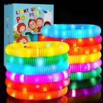 Rvkal - 12 pack pop tubes lumineux fidget jouets sensoriels de tuyau pour enfant jouets motricit fine ...