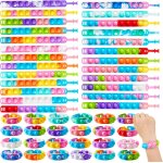 Rvkal - pop fidget toys, 25 pices de cadeaux de fte pour enfants de 4 a 8 ans, 8 a 12 ans, bracelets ...