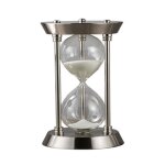 Sablier en m�tal style europ�en, ornements, bureau, restaurant, minuterie, verre, artisanat, d�coration ...
