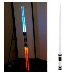 Sabre laser clignotant, lumire 7 couleurs changeantes, led, epe, jouets de fte pour enfants