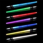 Sabre laser etoile 2 - en - 1, jouet epe clignotante, tlescopique a couleur changeante, son led, bton ...