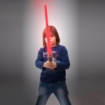 Sabre laser lumineux et sonore rouge