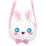 Sac a bandoulière en peluche de dessin animé, sac a main de lapin rose avec sangle réglable, sac de petite ... Sac a bandoulière en peluche de dessin animé, sac a main de lapin rose avec sangle réglable, sac de petite ...