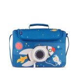 Sac bandouliere - en route vers l'infini (bleu)