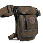 Sac a bandoulire en toile pour hommes, sacoche multifonctionnelle pour sports de plein air, alpinisme, ...