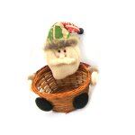 Sac a bonbons avec pochette cadeau, panier de nol pour enfants, conteneur, ornement de fte portable, ...