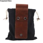 Sac de brousse en cuir pu et toile 1 pièce, pochette de recherche de nourriture en toile pour la randonnée, ... Sac de brousse en cuir pu et toile 1 pièce, pochette de recherche de nourriture en toile pour la randonnée, ...