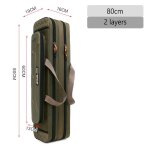Sac de canne a pêche spinning dur multifonctionnel, 2 / 3 / 4 couches 80 - 130cm 1680d oxford, equipement ... Sac de canne a pêche spinning dur multifonctionnel, 2 / 3 / 4 couches 80 - 130cm 1680d oxford, equipement ...