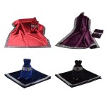 Sac de cartes de tarot d'autel r�tro, nappe de table divination wicca, tapisserie en velours