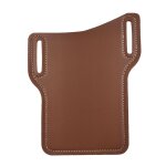 Sac de ceinture en cuir pu unisexe, sac banane multifonctionnel pour t�l�phone portable, pochette de ...