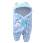 Sac de couchage pour b�b�, couverture en peluche lavable, motif de dessin anim�, couverture pour hiver ...