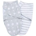 Sac de couchage emmaillotage b�b� - s / m ou l - gigoteuse - s emmaillotage swaddle wrap - lot de 2
