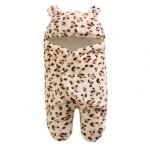 Sac de couchage en peluche pour b�b�, ultra - epais, respirant, durable, pour l'hiver