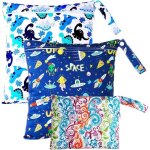 Sacs a couches a fermeture eclair lot de 3 pi�ces 28x30 cm x2 et 14x18 cm