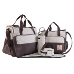 Sac a couches pour maman, cinq pices, asymtrique epaule oblique, a sangle, pour maman, chignon - type ...