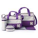 Sac a couches pour maman, cinq pices, asymtrique epaule oblique, a sangle, pour maman, chignon - type ...