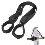 Sac a dos avec boucle de protection pour ski, fourre - tout et btons, sangle d'paule de transport pour ...