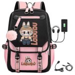 Sac a dos de chargement usb pour etudiants, cartable pour hommes, femmes et enfants.
