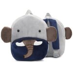 Sacs a dos de maternelle en peluche d'elphant de dessin anim, sacs a dos d'animaux mignons, lgers ...