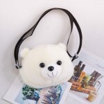 Sac a dos ours en peluche mignon kawaii, sac a dos ours en peluche, sac a bandouli�re pour enfants, jouet ...