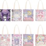 Sac a dos en peluche pour filles, kawaii, sanrio, dessin anim� kuromi, my melody, sac a bandouli�re en ...