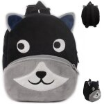 Sac a dos en peluche de raton laveur pour enfants de 1 a 3 ans, casse - crote pour garons en bas age, ...