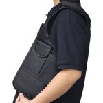 Sac a dos de s�curit� dissimul� pour hommes, sac a sangle avec eponge respirante, sac cach� pour voyage ...