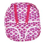 Sac a dos de voyage avec motif de fleurs pour poupée américaine, accessoire de poupée de 18 pouces Sac a dos de voyage avec motif de fleurs pour poupée américaine, accessoire de poupée de 18 pouces