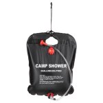 Sac de douche portable de 20l, avec interrupteur, tuyau et tête en plastique, stockage d'eau de grande ... Sac de douche portable de 20l, avec interrupteur, tuyau et tête en plastique, stockage d'eau de grande ...