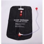 Sac d'eau pliable 20l, energie solaire, camping, douche en pvc, camping en plein air, voyage, randonne, ...
