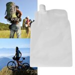 Sac a eau transparent pliable 2l, seau de randonnée de camping en plein air, sacs de stockage d'eau potable ... Sac a eau transparent pliable 2l, seau de randonnée de camping en plein air, sacs de stockage d'eau potable ...