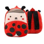 Sacs d'cole en peluche pour enfants, sac a dos coccinelle dessin anim pour bbs filles garons maternelle ...