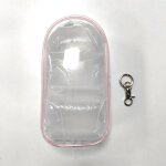 Sac d'extrieur clair pour poupes en peluche de dessin, jouets ac, mini poudres kawaii transparentes, ...