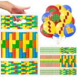 Sacs de f�te de blocs de construction, ballons d�coratifs en blocs, 42pcs building block d�coration f�te, ...