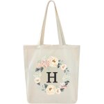 Sac fourre - tout en toile, sac cadeau personnalis a - z 26 lettres, sac a provisions ecologique, sac ...