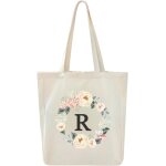 Sac fourre - tout en toile, sac cadeau personnalis a - z 26 lettres, sac a provisions ecologique, sac ...