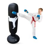 Sac de frappe gonflable pour enfants, sac de sable de sport pour filles et garons, gymnastique a domicile, ...