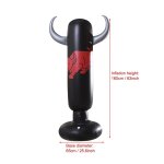 Sac de frappe gonflable epais, sac de sable d'entra�nement de boxe, jouets anti stress, fitness, equipement ...