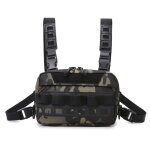 Sac de gilet de pche pour hommes, leurres de pche camouflage, matriel utilitaire, sacs de poitrine, ...