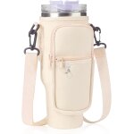 Sac isotherme bouteille, porte - bouteille d'eau avec sangle, porte - gobelet rglable, bandoulire rglable ...
