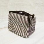 Sac isotherme a la main a rayures, epais et multifonctionnel, sac thermique pour pique - nique en plein ...