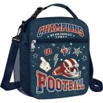 Sac isotherme repas enfant héros petit lunch box portable sac dejeuner garçons pour l'école, rugby bleu ... Sac isotherme repas enfant héros petit lunch box portable sac dejeuner garçons pour l'école, rugby bleu ...