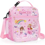 Sac isotherme repas enfant princesse petit lunch box portable sac dejeuner filles pour l'école, château ... Sac isotherme repas enfant princesse petit lunch box portable sac dejeuner filles pour l'école, château ...