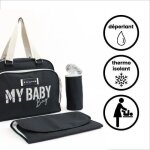 Sac a langer baby on board simply babybag - noir